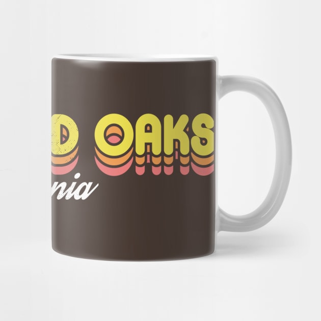 Retro Thousand Oaks California by rojakdesigns